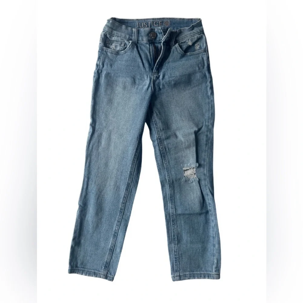 Justice Girls Distressed Slim Jeans